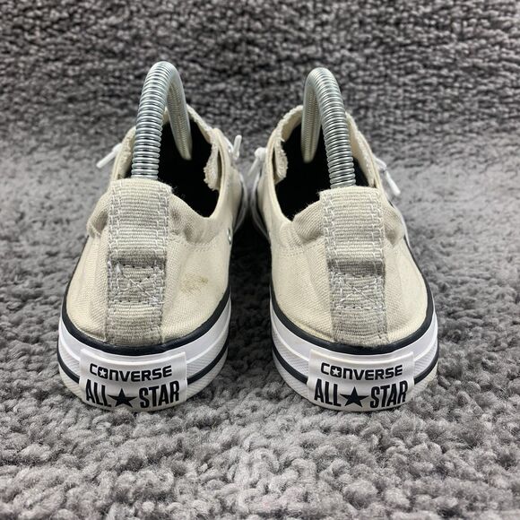 Converse Women Chuck Taylor All Star Shoreline Slip Low Top Cream Size 9 - Picture 2 of 8